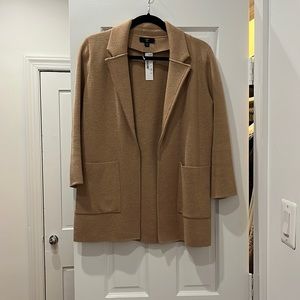 J Crew Camel Blazer Cardigan